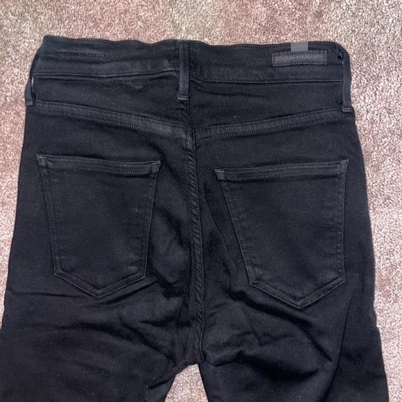 Citizens of humanity rocket crop (stretchy) denim. Black size 24 - Picture 4 of 4